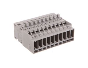 Wtyk X-COM 10-biegunowy szary raster 5mm 769-610/001-000 /25szt./