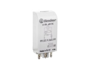 Moduł EMC, LED zielony + dioda 28-60V DC, polaryzacja A1+ 99.02.9.060.99