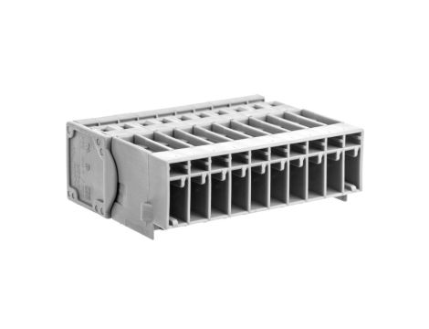 Wtyk X-COM 10-biegunowy szary raster 5mm 769-610 /25szt./