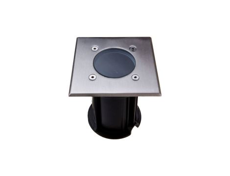 Oprawa gruntowa VT-7677 GU10 SQ UNDERGROUND FITTING,SS BODY-BLACK IP44 7516