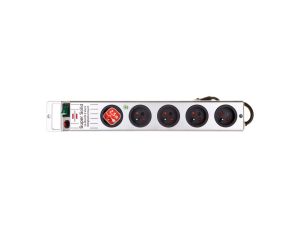 Listwa zasilająca Super-Solid Line 2,5m 5 gniazd srebrna H05VV-F 3G1,5 1153344115