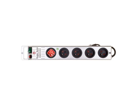 Listwa zasilająca Super-Solid Line 2,5m 5 gniazd srebrna H05VV-F 3G1,5 1153344115