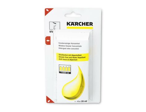 KARCHER ŚRODEK DO CZYSZCZENIA SZKŁA W KONCENTRACIE RM 503 4x20ml