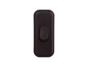 Wyłącznik kołyskowy przelotowy, 2-torowy, 2,5A 250V WK-2P CZARNY