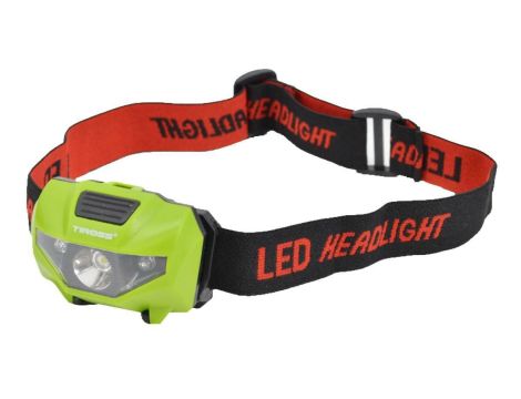 TIROSS LATARKA CZOŁOWA 1W + 2 CZERWONE LED 3xAAA / BEZ BATERII