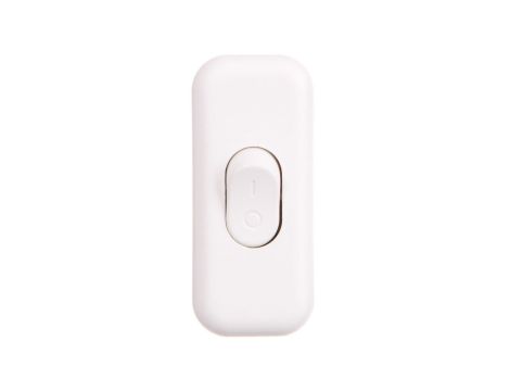 Wyłącznik kołyskowy przelotowy, 2-torowy, 2,5A, 250V WK-2P BIAŁY W-97747