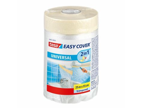 TESA FOLIA MALARSKA Z TAŚMĄ 25m x 0,55m