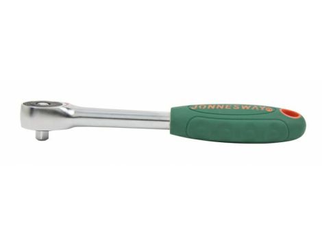 JONNESWAY GRZECHOTKA Z OBROTOWĄ RĄCZKĄ 1/4" 60ZĘBÓW    R6602