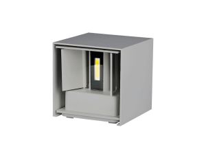 Oprawa elewacyjna LED 5W 700lm 4000K IP65 Kwadrat Szary 217089
