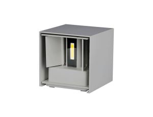 Oprawa elewacyjna LED 11W 1360lm 4000K IP65 Kwadrat Szary 218532