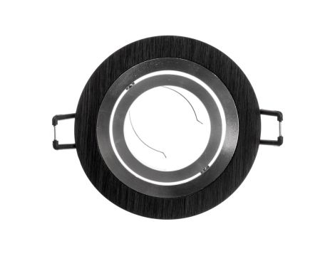 Sufitowa oprawa punktowa MORENA, IP20, okrągła, czarna