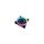 Wentylator 12cm Gaming 15x LED RGB Rainbow Ring