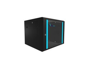 Szafa rack montowana na ścianie Extralink 9U 600x600 Czarna