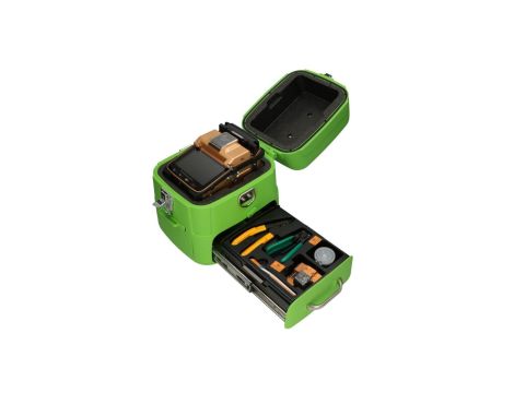 Spawarka światłowodowa 7800mAh, lampa LED, wyświetlacz LCD 5,1 Extralink AI-8C