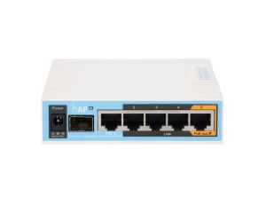 Router WiFi RB962UiGS-5HacT2HnT, Dual Band, 5x RJ45 1000Mb/s, 1x SFP, 1x PoE MikroTik hAP ac