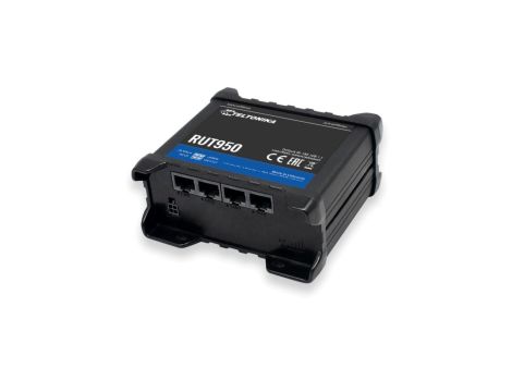 Profesjonalny przemysłowy router 4G LTE Cat.4, WiFi, Dual Sim, 1x WAN, 3X LAN, RUT950 U022C0 Teltonika RUT950