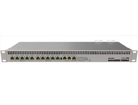 Router 13x RJ45 1000Mb/s, 1x microSD, 2x SATA, 2x M.2, 60GB dysk w zestawie MikroTik RB1100AHx4 Dude Edition
