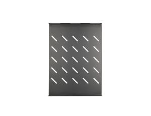 Półka 19, 472x352mm, mocowana punktowo, do szaf o głębokości 600mm Extralink 1U 350mm Czarna