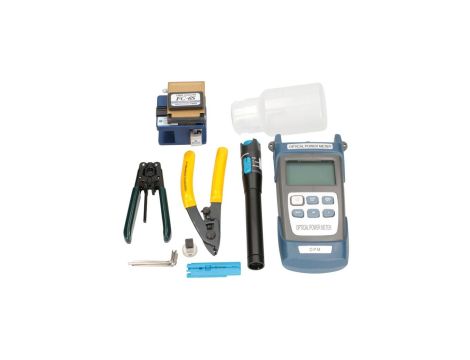 Zestaw narzędzi 12 elementów Extralink FTTH Fiber Optic Toolkit