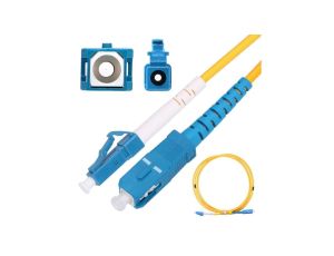 Patchcord Jednomodowy, Simplex, G652D, 3mm, 10m Extralink LC/UPC-SC/UPC