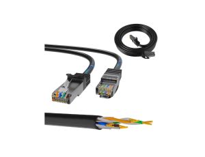 Patchcord LAN Miedź Kabel sieciowy skrętka Extralink Kat.5e FTP 2m
