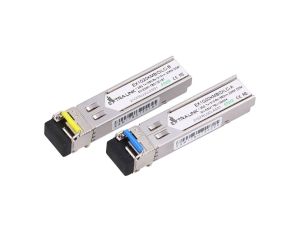 Moduł SFP WDM 1,25Gbps, 1310/1550nm, single mode, 20km, LC, DOM, para Extralink SFP 1.25G