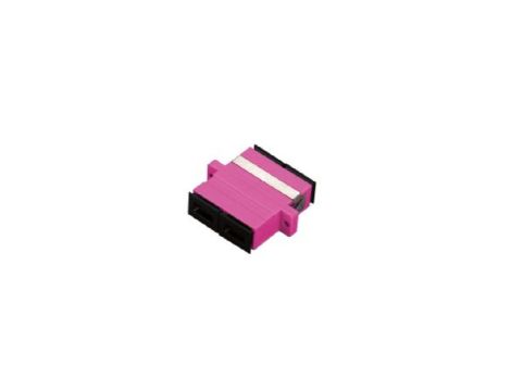 Adapter światłowodowy multimodowy MM OM4 SC duplex FOA-SC-MMD-4