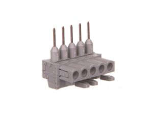 Gniazdo MCS-MIDI Classic kątowe 5-biegunowe szare raster 5mm 232-235/005-000 /100szt./