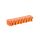 Wtyk MCS-MIDI Classic 8-biegunowy pomarańczowy raster 5,08mm 231-538/001-000 /100szt./