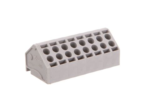 Listwa nasadzana do płytek drukowanych 8-biegunowa szara raster 5mm 806-108 /100szt./