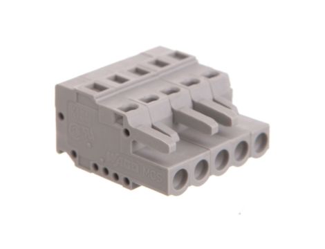 Gniazdo MCS-MIDI Classic 5-biegunowe szare raster 5mm 231-105/102-000 /100szt./