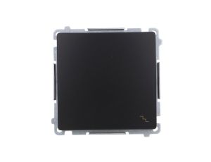 Simon Basic Łącznik schodowy (moduł) 16AX, 250V, zaciski śrubowe czarny BMW6A.01/49