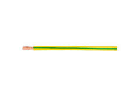 Przewód instalacyjny H05V-K (LgY) 2,5 żółto-zielony /100m/