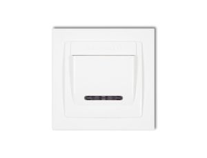 DECO Łącznik hotelowy, biały mat 25DSH-1