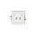 DECO Mechanizm gniazda podwójnego 2xUSB A-A 3.0, biały mat 25DGUSB-6