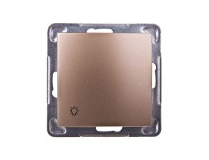 IMPRESJA Przycisk /światło/ złoty metalik ŁP-5Y/m/28