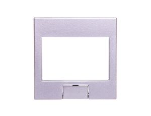 Merten System M Płytka centralna regulatora temperatury uniwersalnego z wyświetlaczem dotykowym aluminium MTN5775-0460