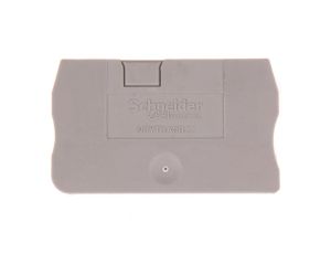 Ścianka końcowa 2,2mm, do zacisku sprężynowego 2,5mm2, szara NSYTRACR22