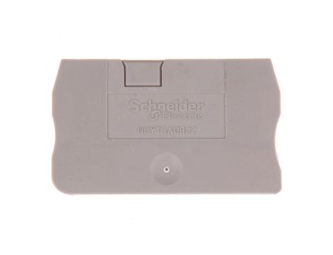 Ścianka końcowa 2,2mm, do zacisku sprężynowego 2,5mm2, szara NSYTRACR22