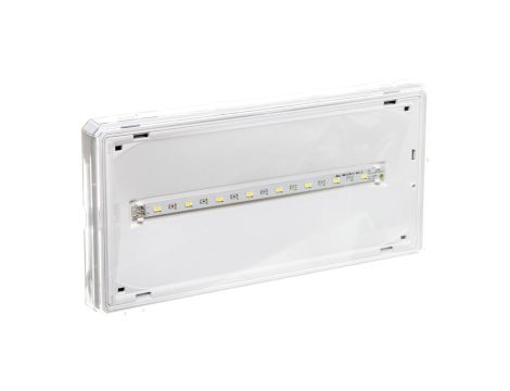 Oprawa awaryjna EXIT LED 3W 350lm 1h jednozadaniowa AT biała ETE/3W/B/1/SE/AT/WH