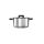 FISKARS GARNEK Z POKRYWKĄ 3,5L  HARD FACE STEEL