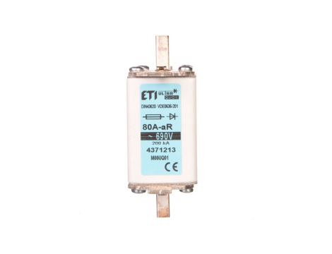 Wkładka bezpiecznikowa NH00 80A aR 690V 004371213