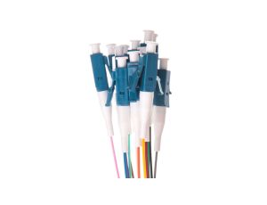 Pigtail światłowodowy 12szt, LC simplex, SM 9/125,OS2, 2m, LSZH, 12 kolorów DK-29332-02