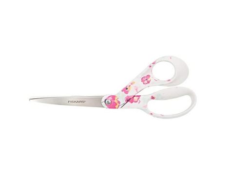 FISKARS NOŻYCZKI 21cm KWIATOWY MOTYW