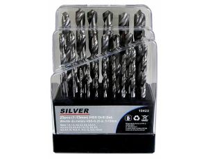 WIERTŁO METAL BIAŁE KPL. 25szt. /SILVER