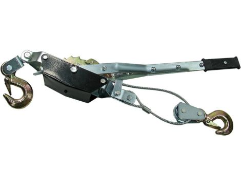 PRZYCIĄGARKA LINOWA RĘCZNA  2 TONY PODWÓJNY MECHANIZM ZAPADKOWY - 2