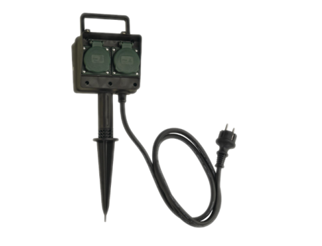 ORNO GNIAZDA OGRODOWE 2x2P+Z  1,5m  IP44 3G1,5mm2