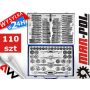 MAR-POL GWINTOWNIKI + NARZYNKI KOMPLET 110elem. - 5