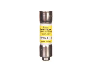 Wkładka bezpiecznikowa cylindryczna 10x38mm 8A 600V AC/150V DC, zwłoczna, klasa CC LP-CC-8 /10szt./