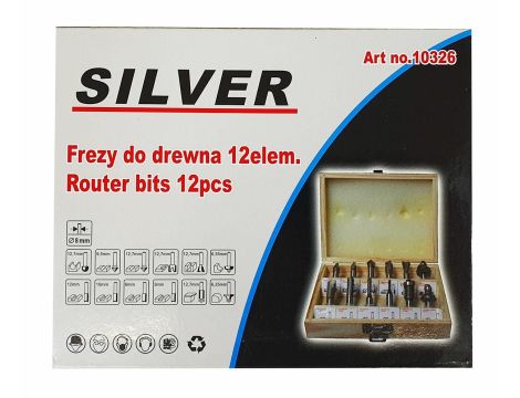 FREZY KSZTAŁTOWE ŁOŻYSKOWANE 12cz./SILVER - 2